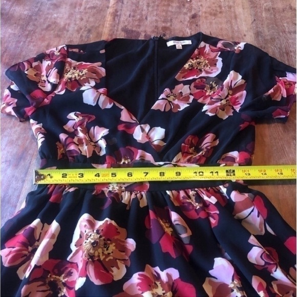 Madewell Dress Tulip Sleeve Mini Dress in French Rose - Picture 5 of 10